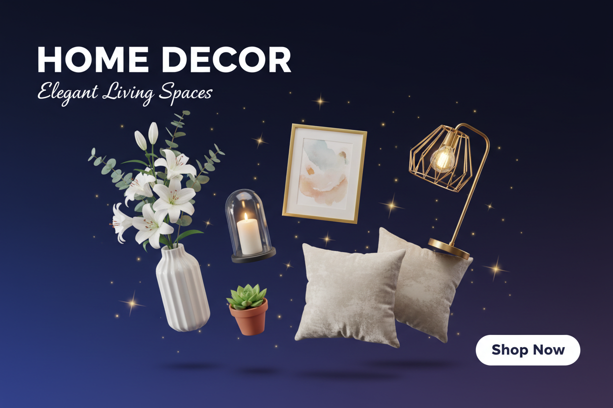 Home Decor Desktop Banner