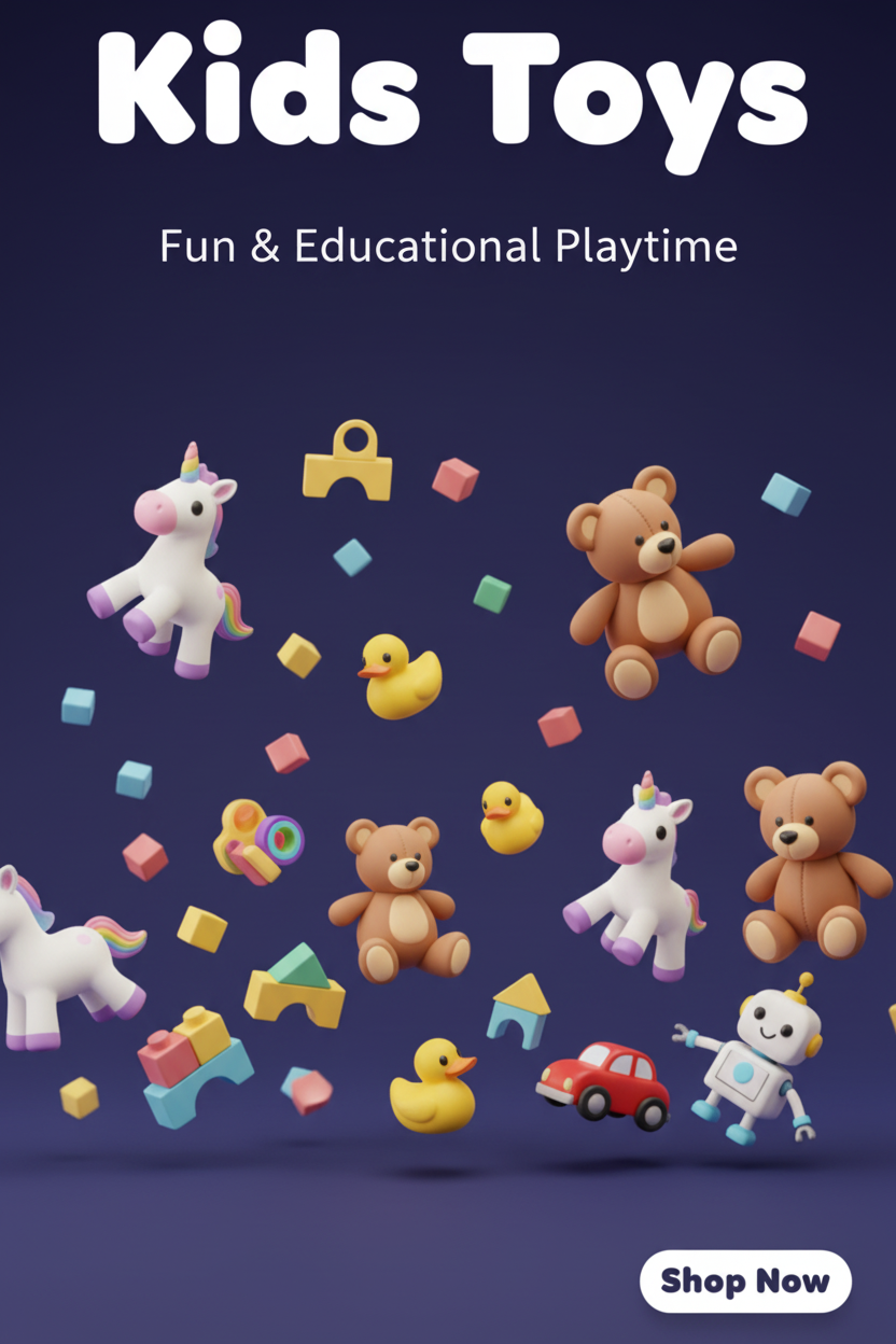 Kids Toys Banner