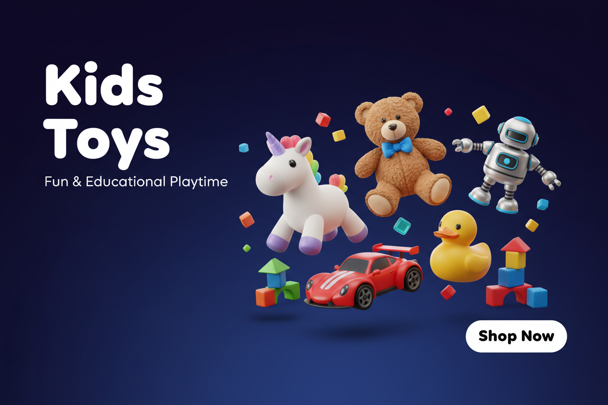 Kids Toys Desktop Banner