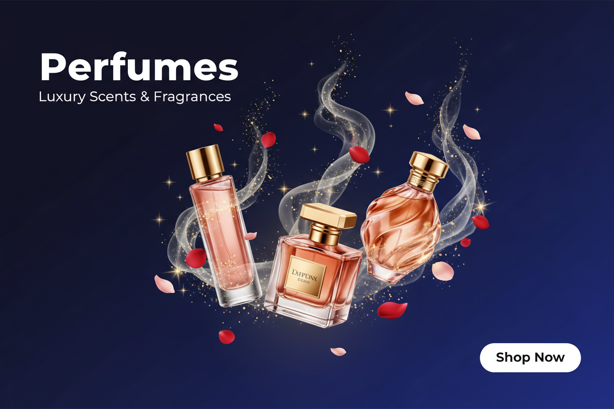 Perfumes Desktop Banner